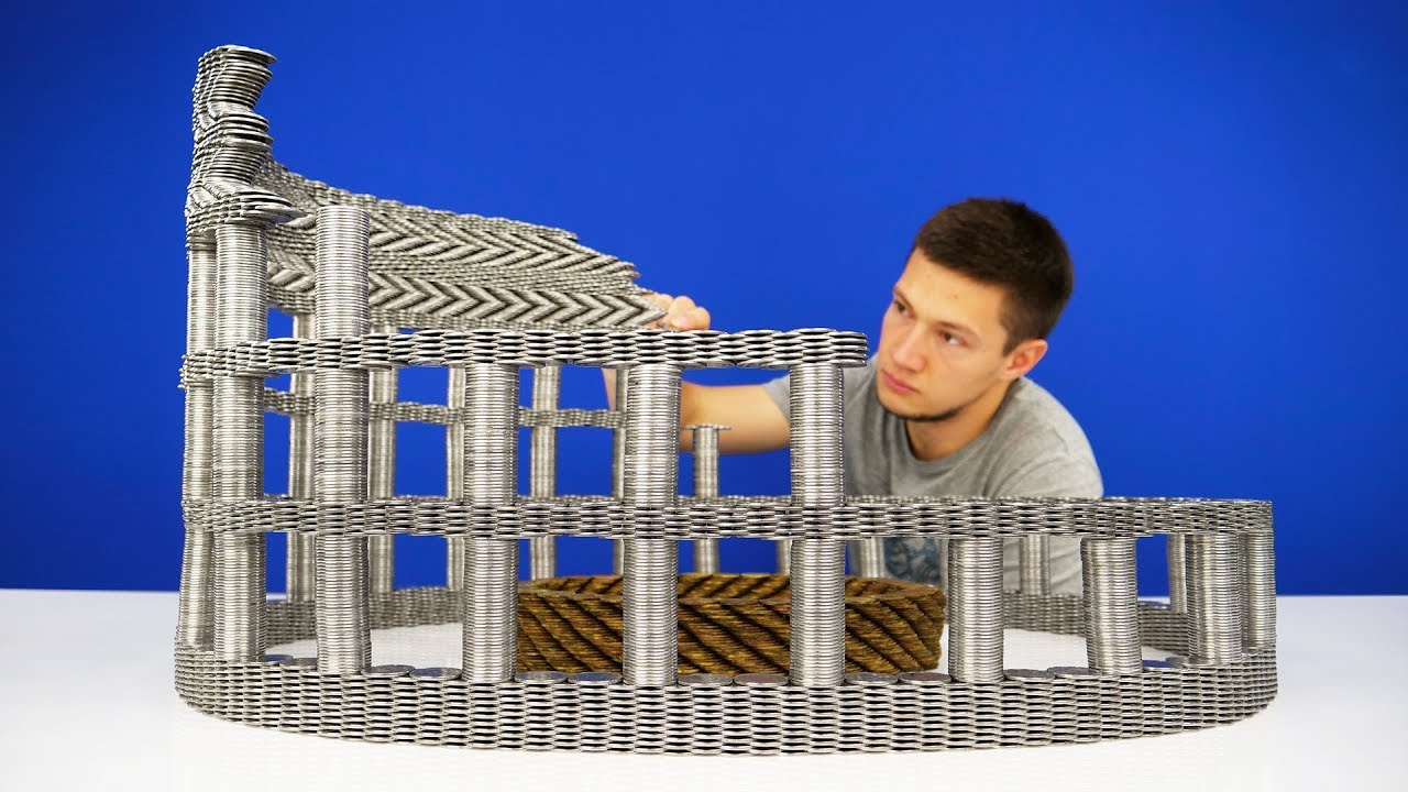 Colosseum coin art