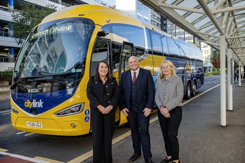 New bus route launched connecting Glasgow Airport to Edinburgh city centre