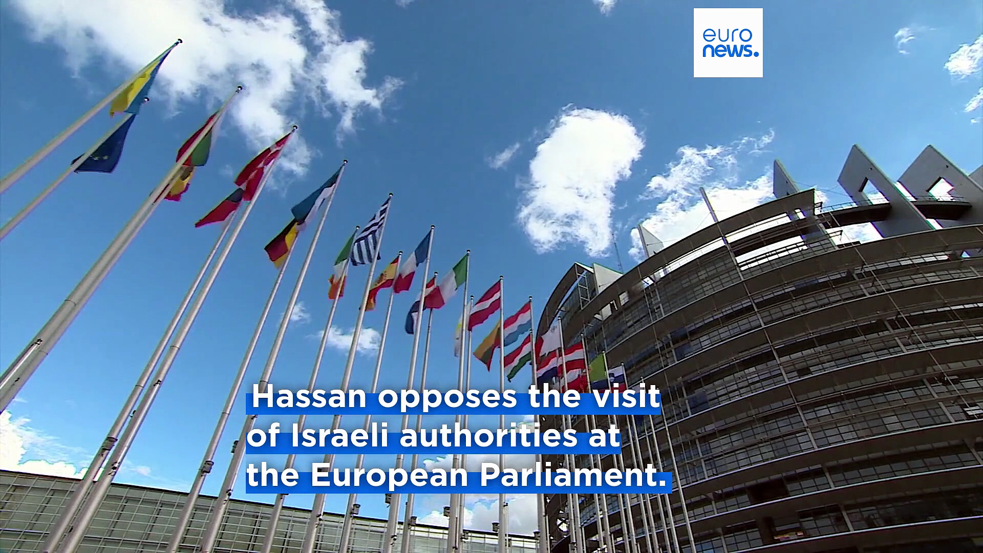 Rima Hassan denies throwing the EU flag to the floor at 7 October ...