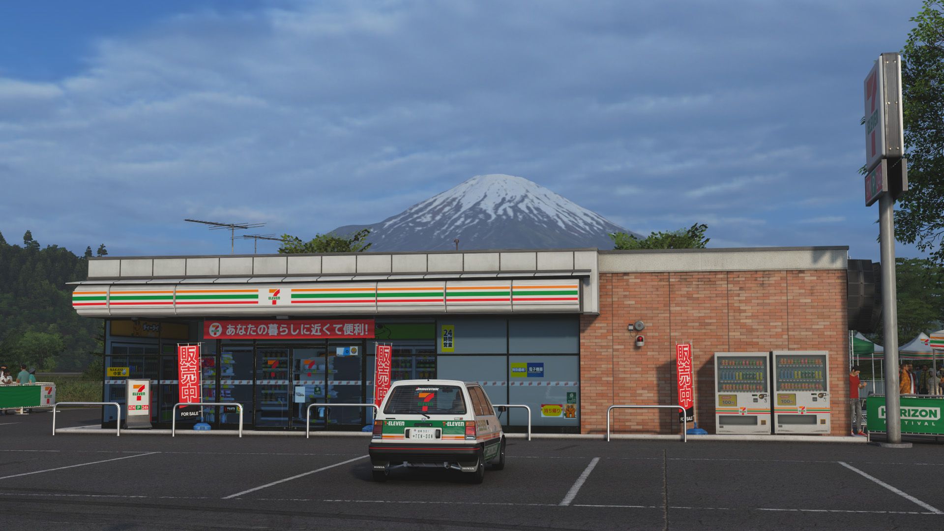 Where to find the 7-Eleven convenience store in Forza Horizon 6