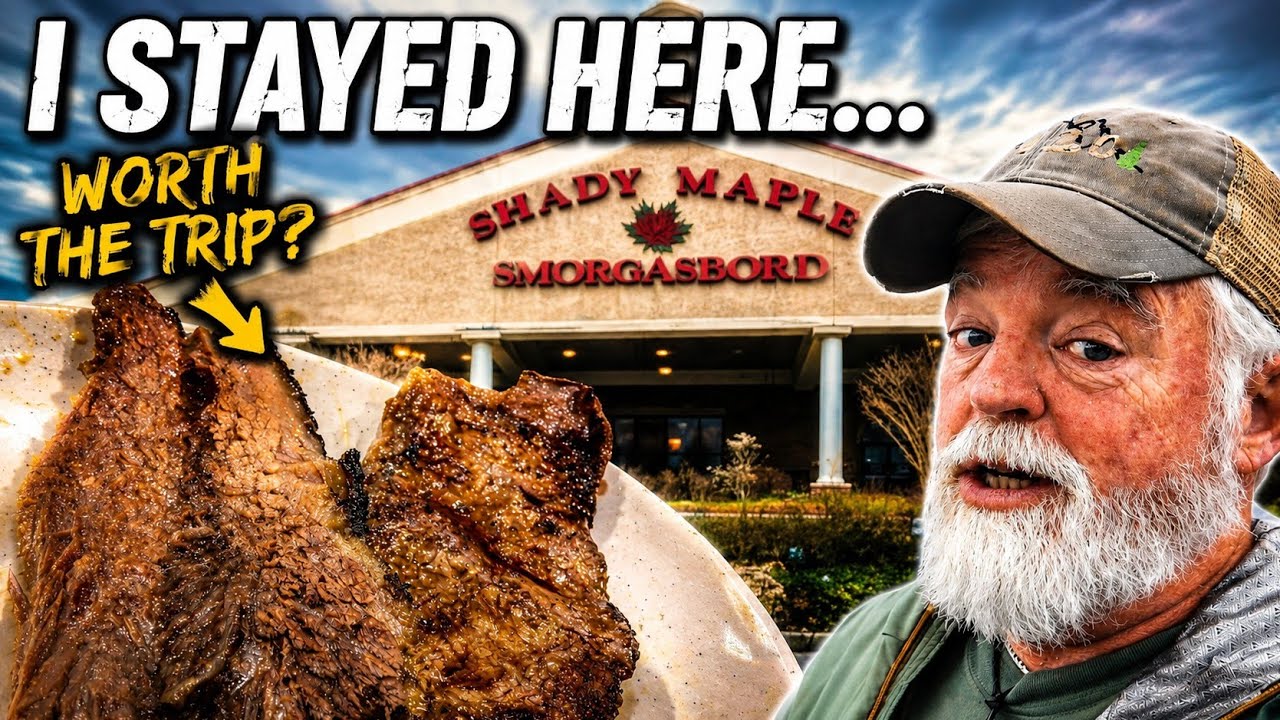 Eating at the world’s biggest buffet before a night in my car