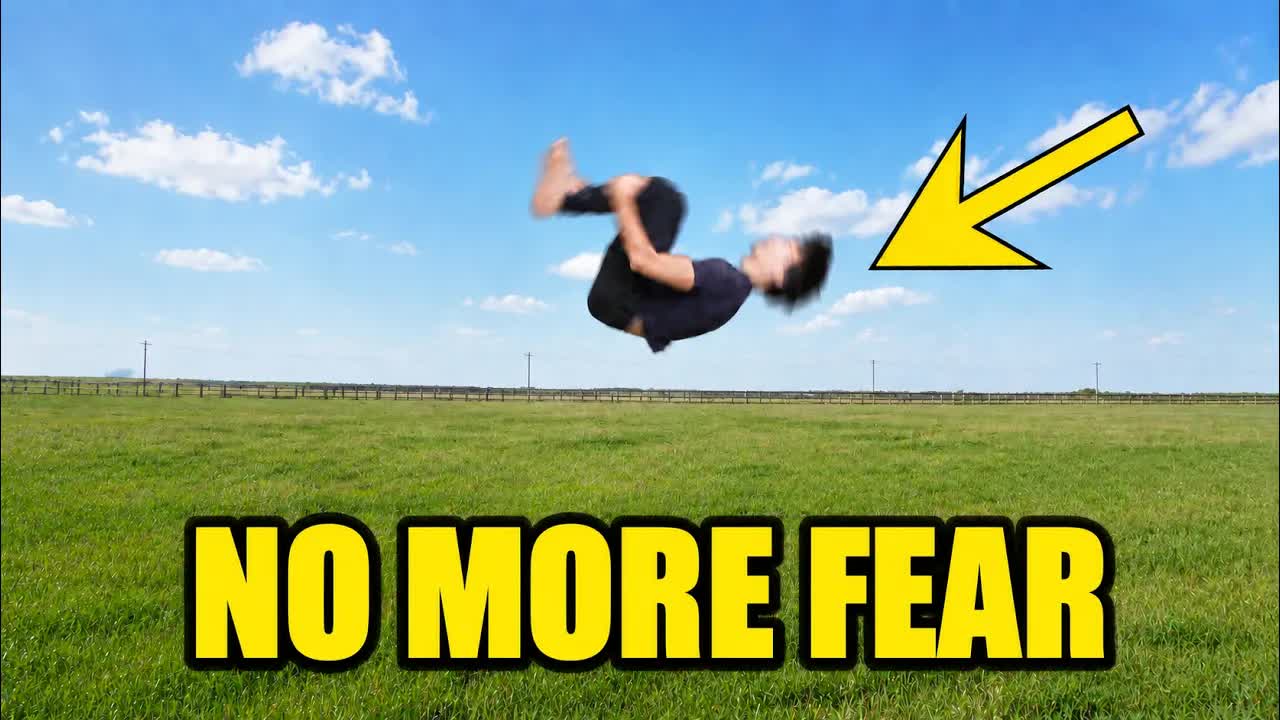 How to fully get over backflip fear! (Step-by-step guide)