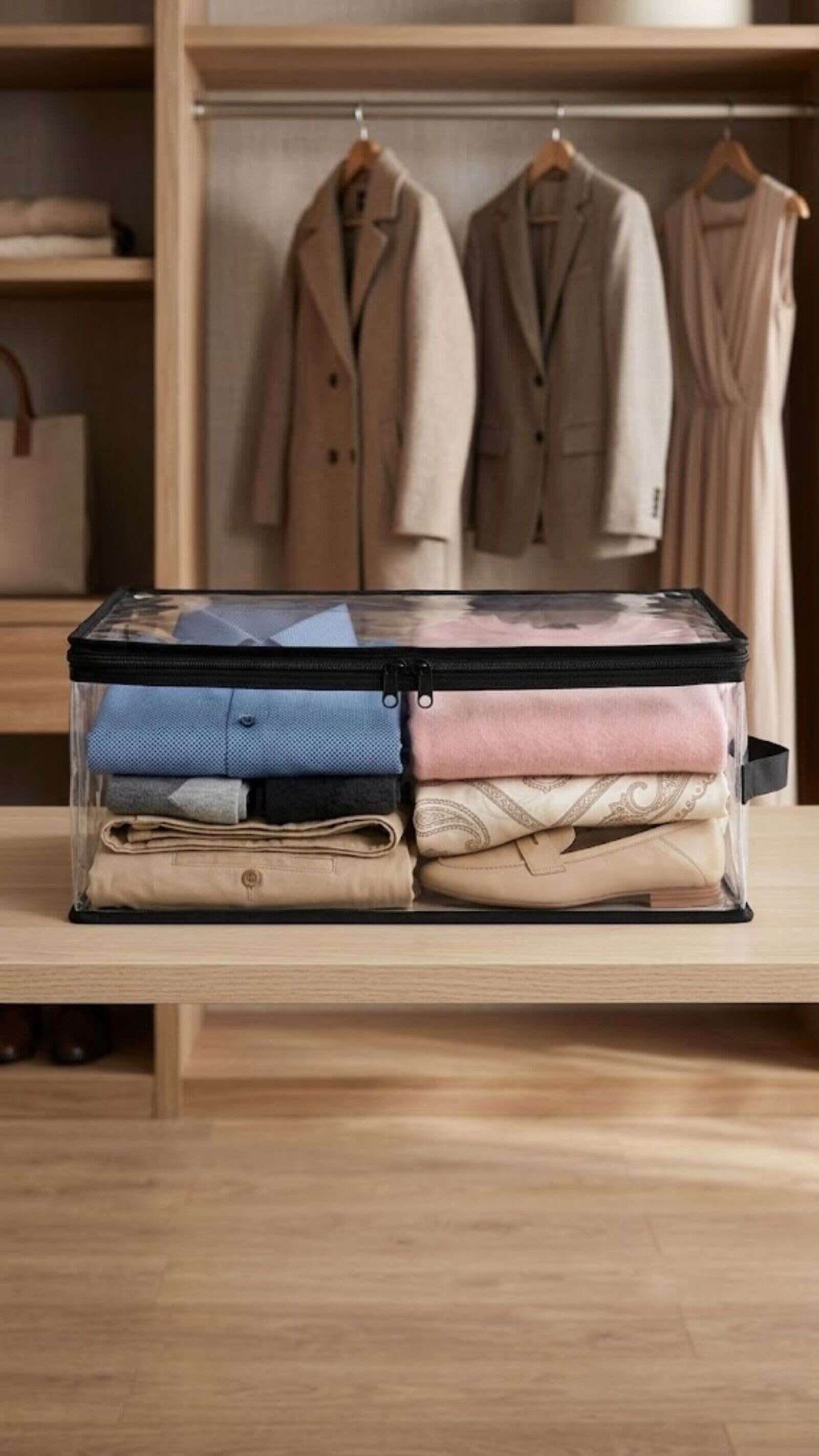 7 wardrobe organizers for neat clothes storage