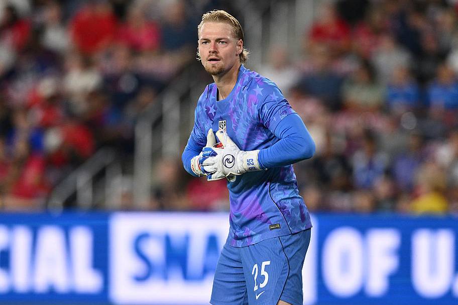 Chris Brady was Pochettino’s third-choice goalkeeper in the 2026 World Cup. | Bill Barrett/ISI Photos/Getty Images