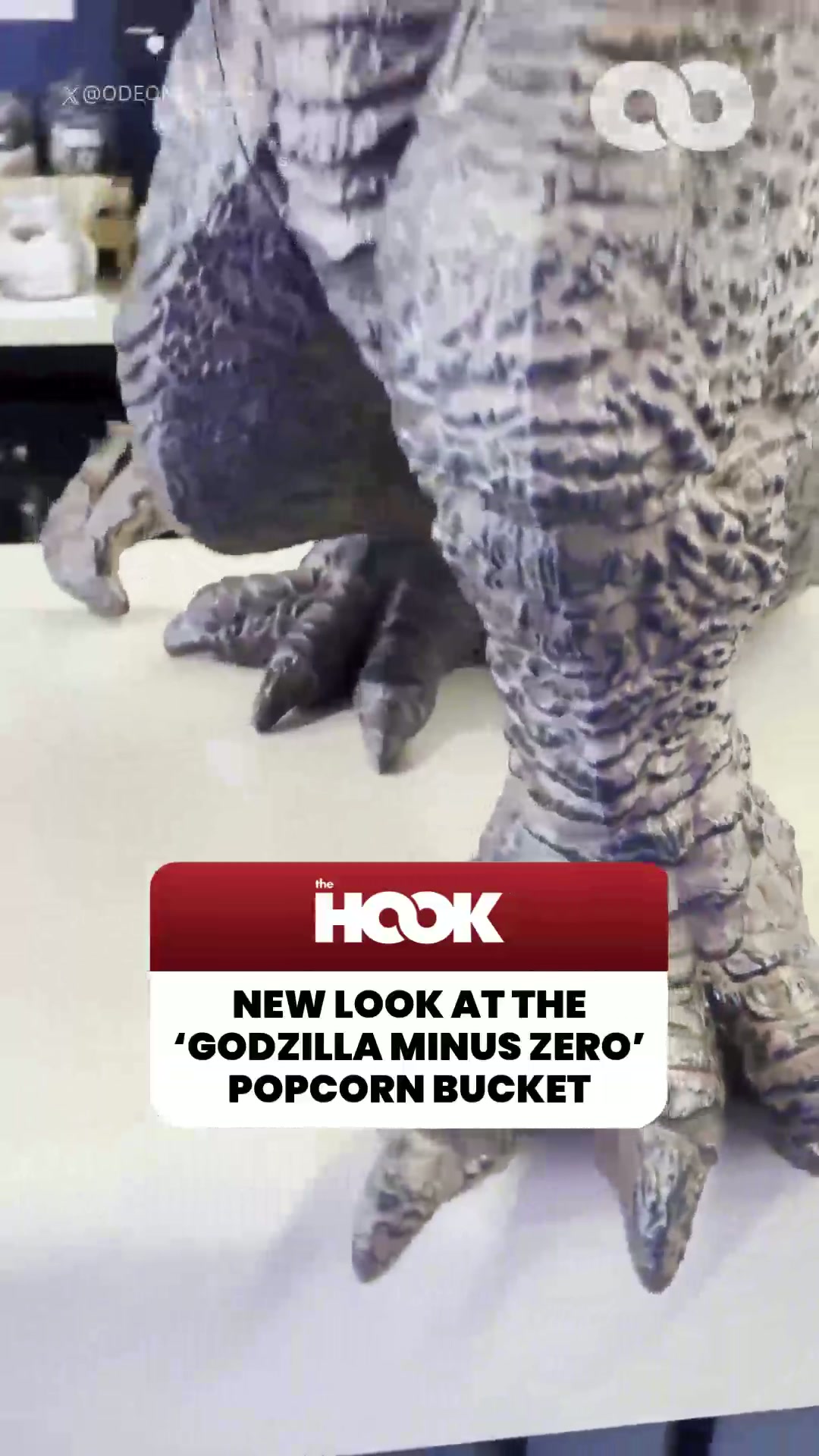 New look at the 20-inch 'Godzilla Minus Zero' popcorn bucket #Godzilla ...
