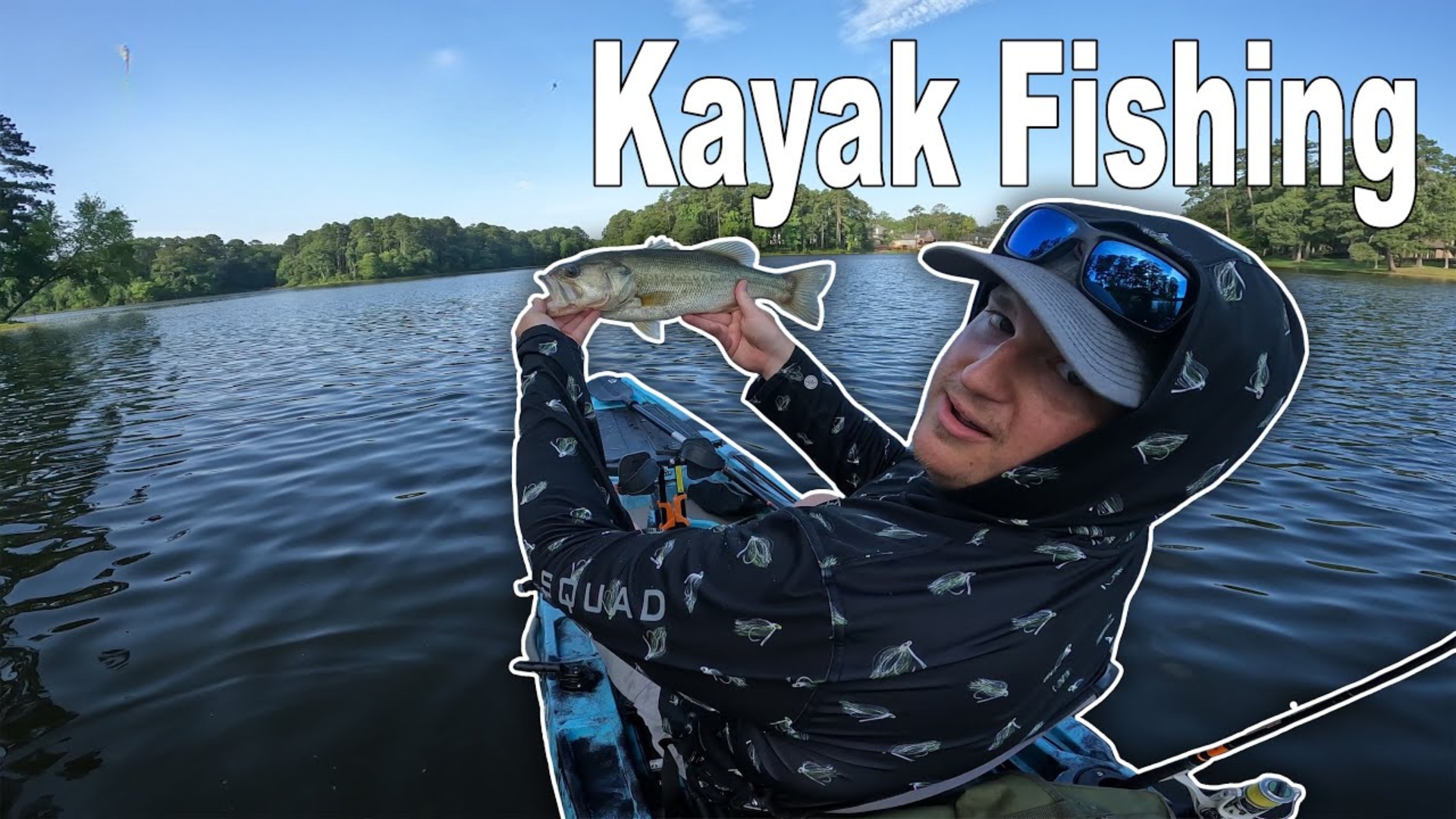 Kayak bass fishing in Shreveport Louisiana gets exciting