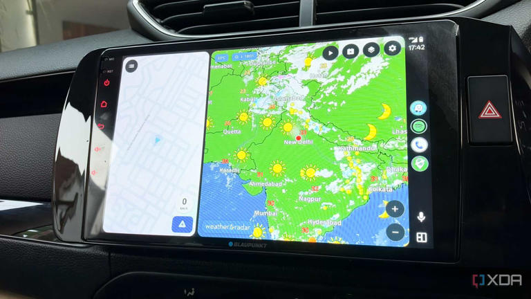 I added live weather radar to Android Auto, and it changed how I plan ...