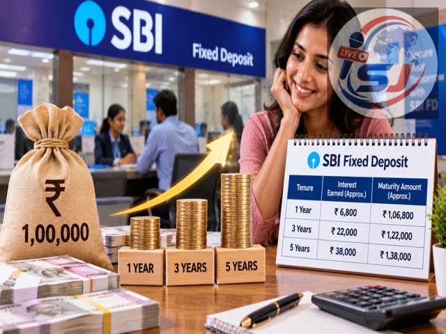 SBI FD returns 2026: How much will ₹1 lakh grow in 1, 3 and 5 years ...