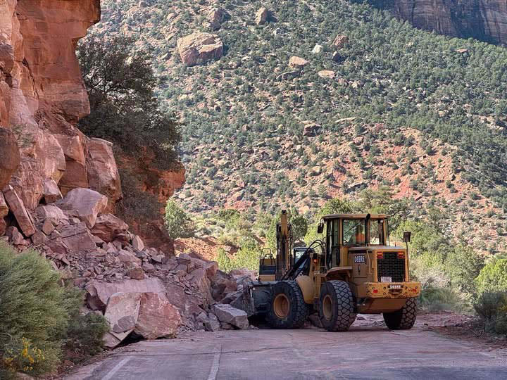Zion National Park highway reopening after major rockfall closes route ...
