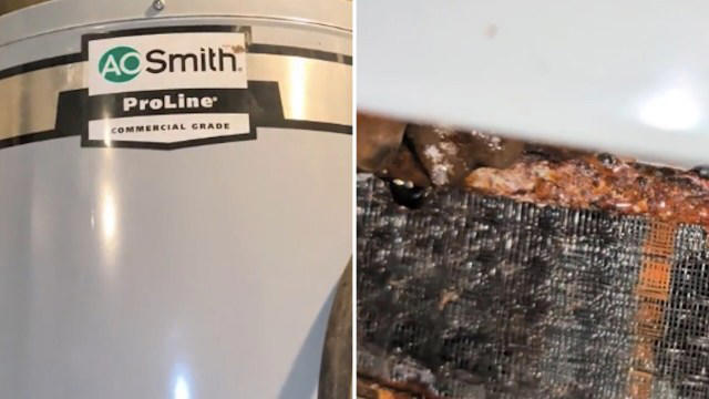 Homeowner with 6 months left on water heater warranty told video of ...