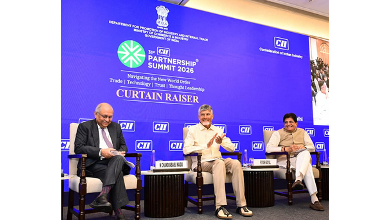 CII summit curtain raiser: CM Naidu briefs bizmen about investment ...