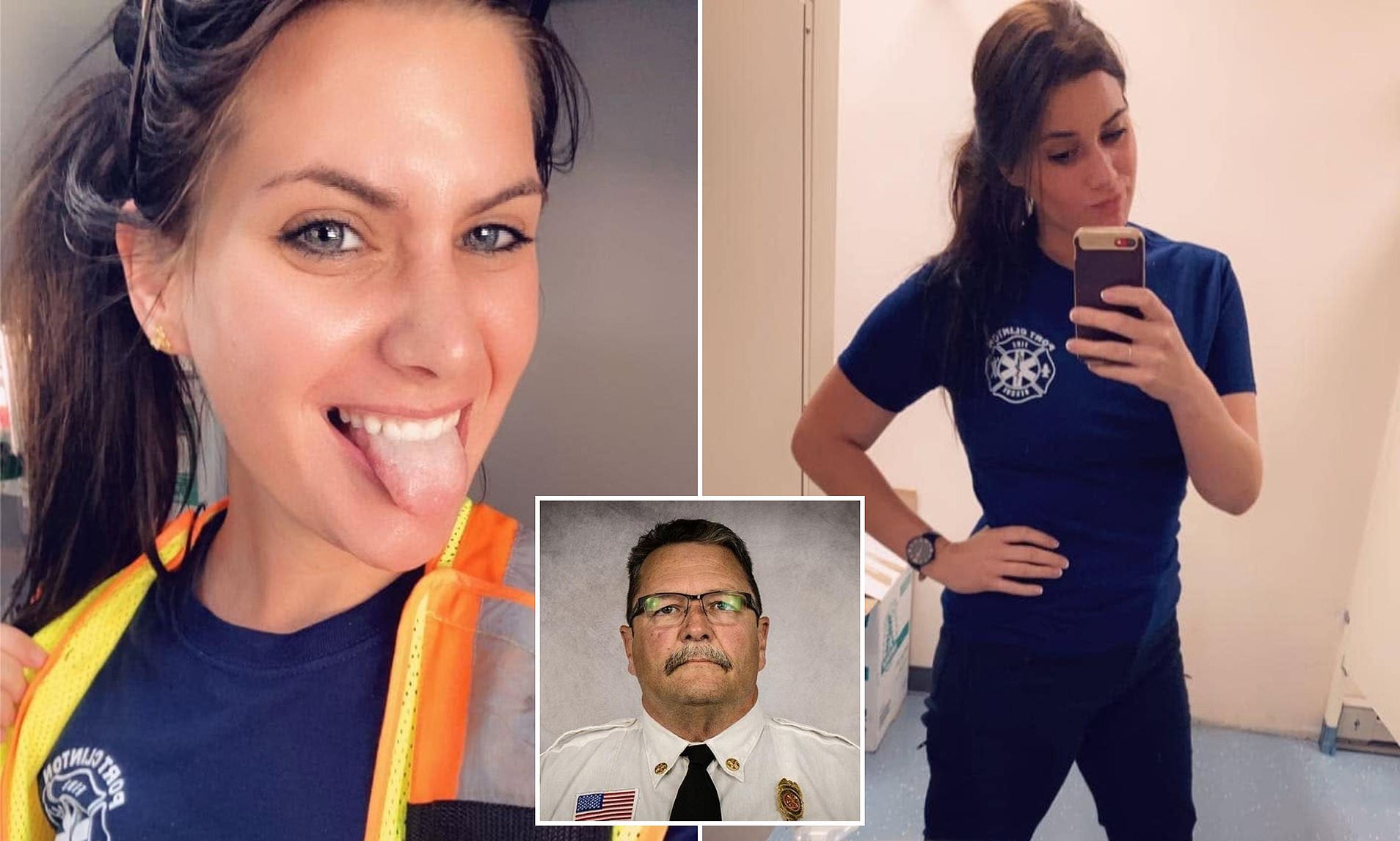 Female firefighter, 35, who was sent vile text messages by her receives ...