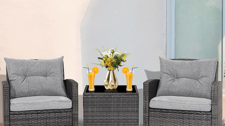 Walmart has a $319 3-piece patio set on sale for 57% off