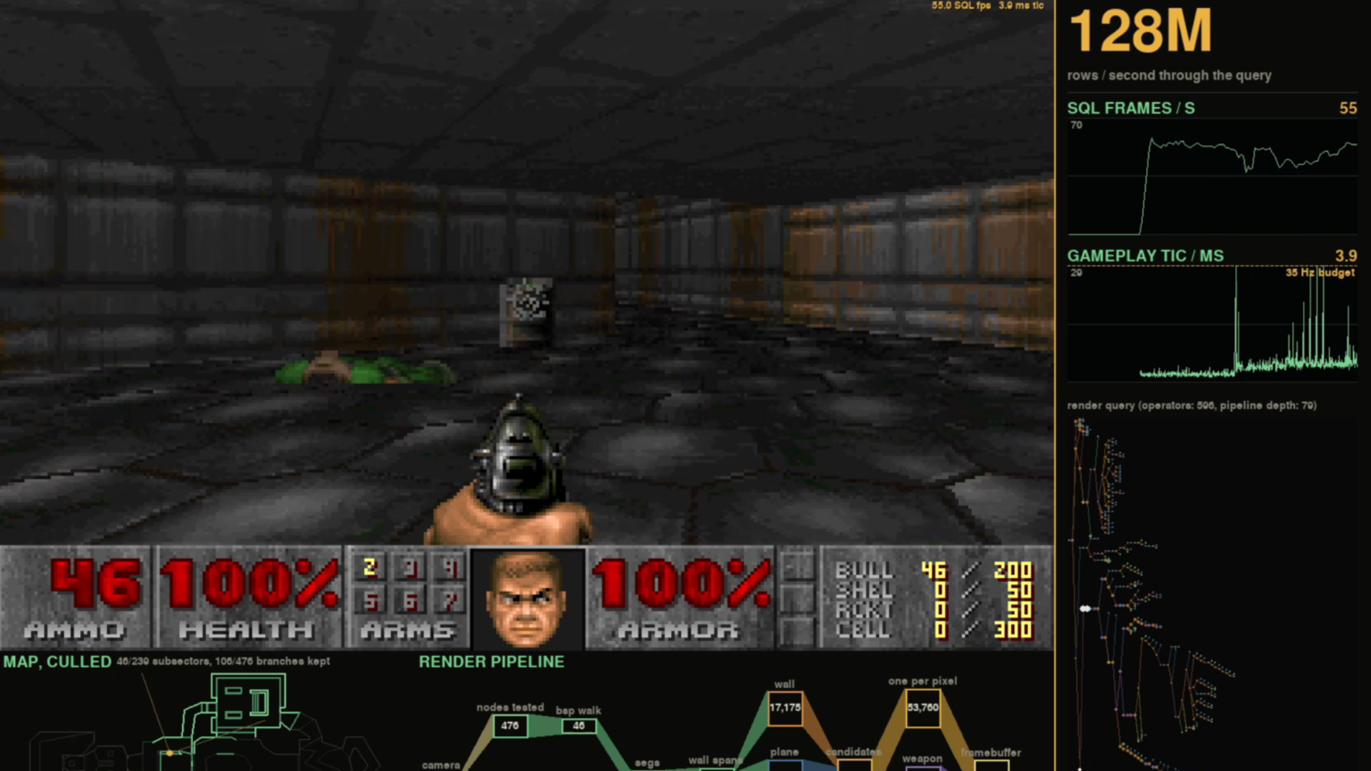 SQLDoom turns database queries into a Doom engine