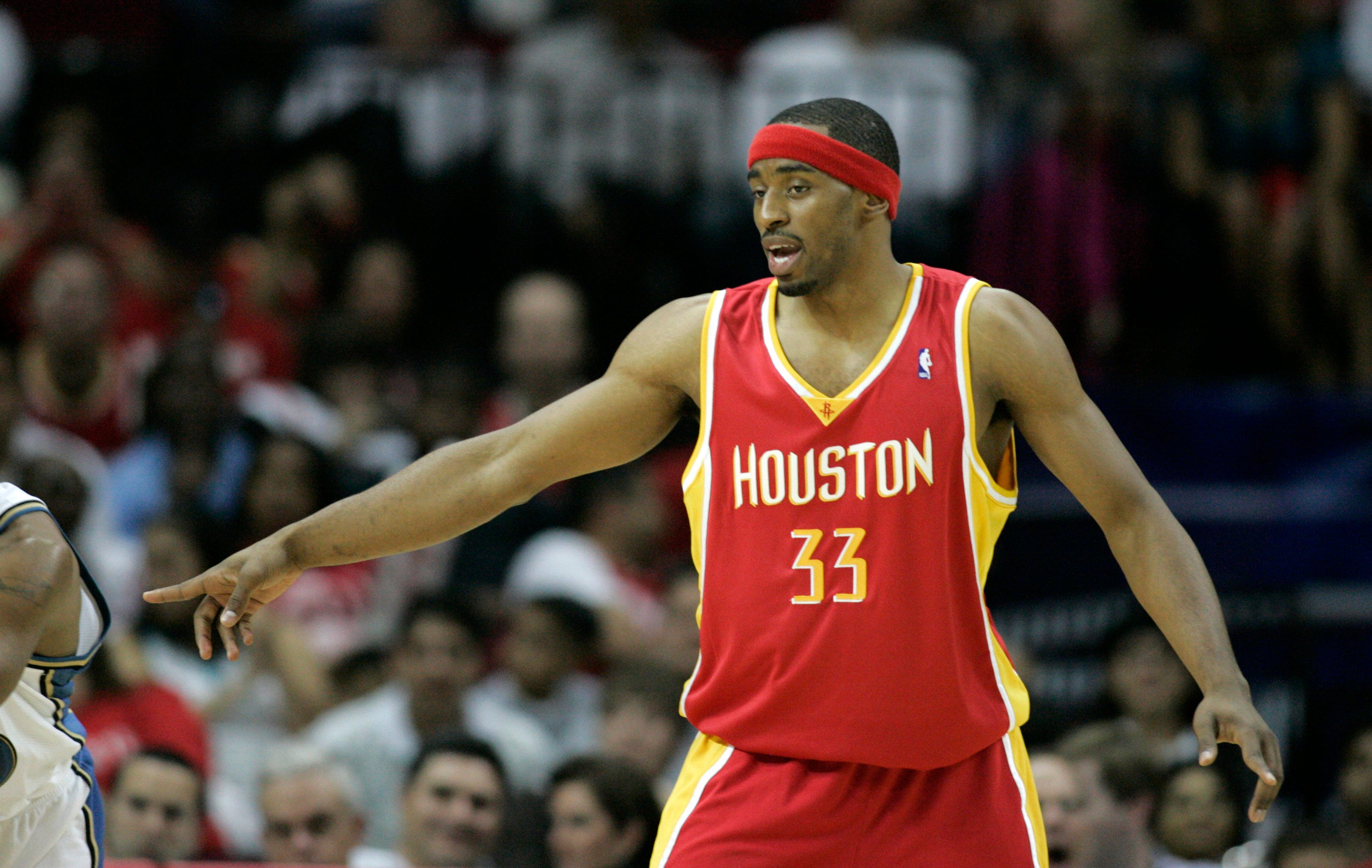 Houston Rockets jersey history No. 33 - Mike Harris (2008-11)
