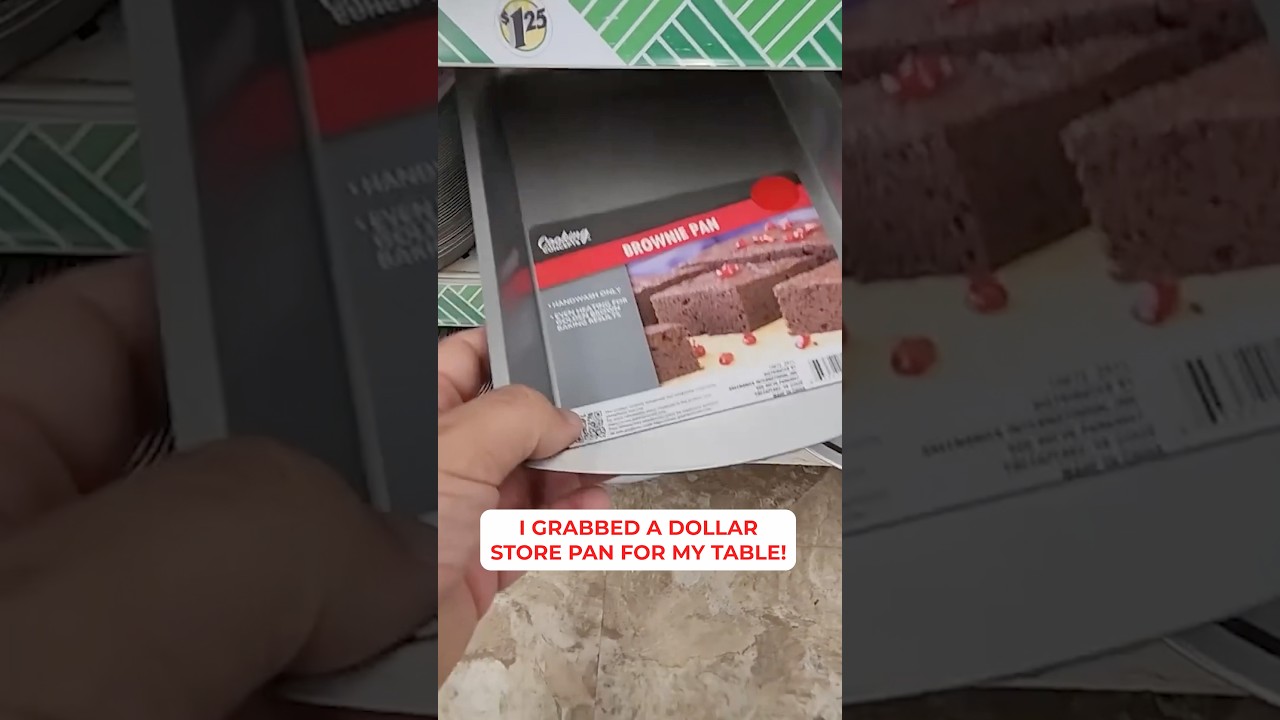 Grab a dollar store pan for your dining room table! (This fall idea is ...