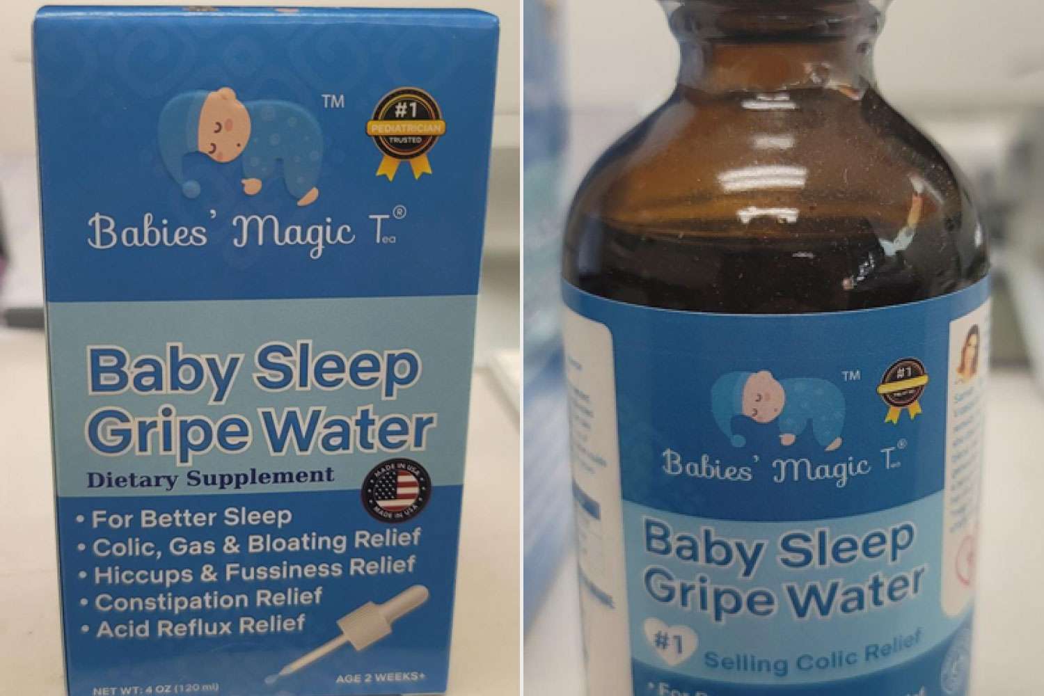 Baby supplements recalled after FDA finds undisclosed alcohol compounds ...