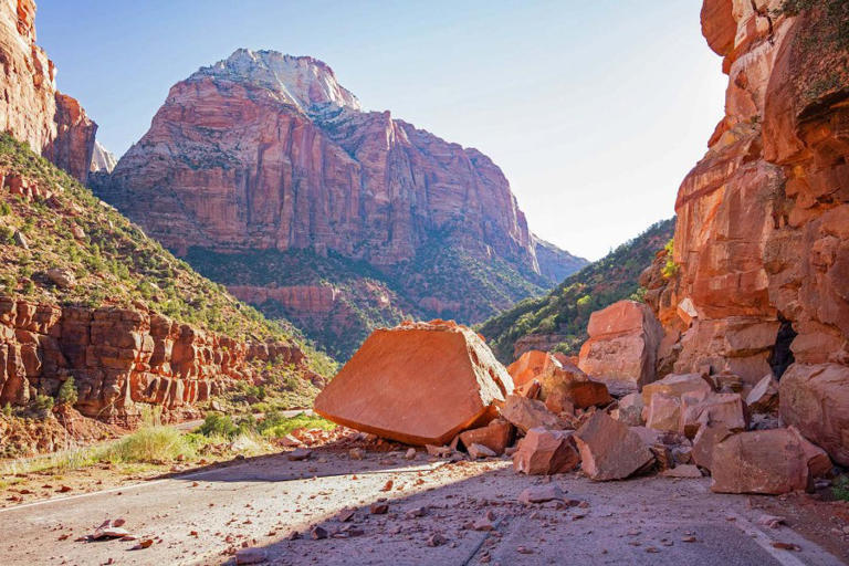 Zion National Park highway reopening after major rockfall closes route ...