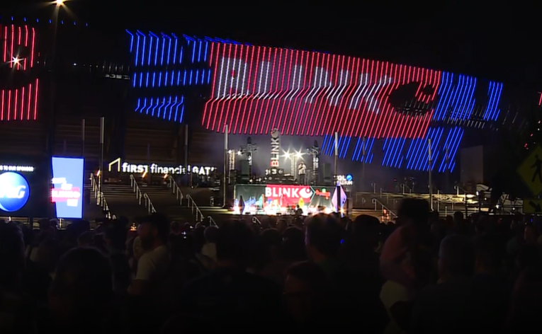 Opening ceremony kicks off first night of BLINK festival in Cincinnati