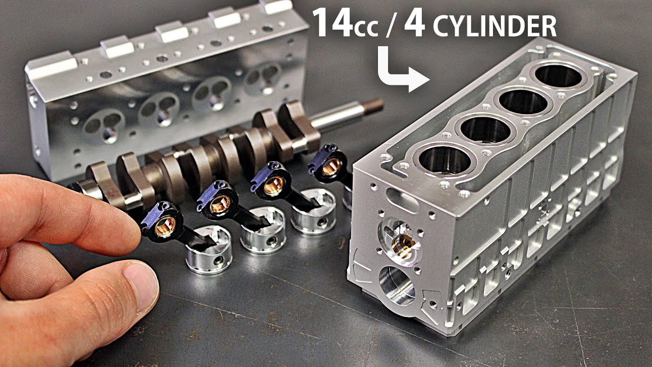Assembling and running the Toyan L400 four cylinder model engine