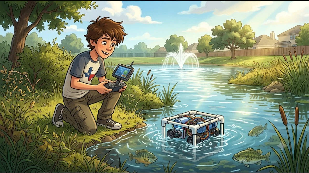 Meet Caden Terence Pohlkamp, a teenager from Texas who built an aquatic ...