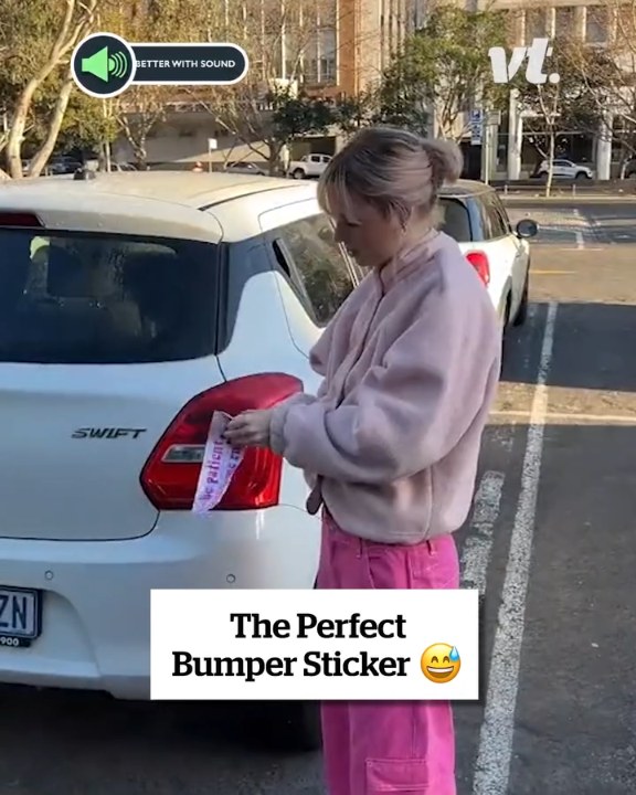 The perfect bumper sticker