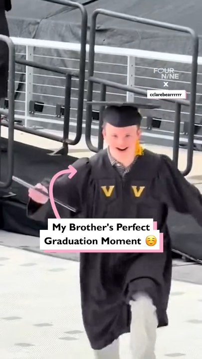 He has Down syndrome and just graduated from Vanderbilt