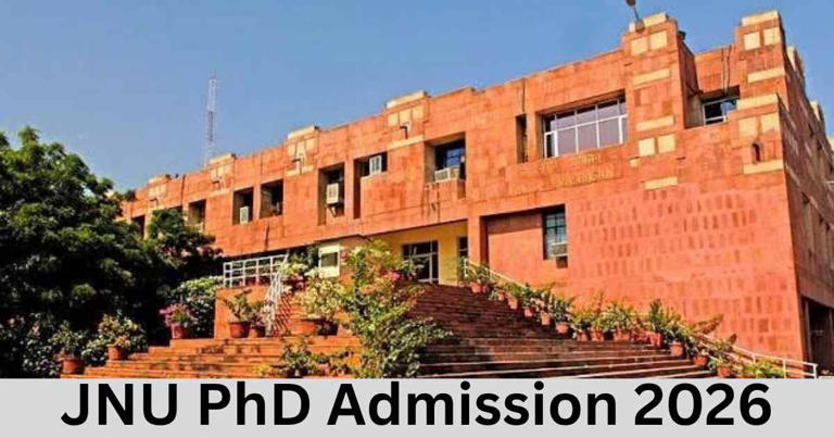 JNU PhD admission 2026-27 started: Last date to apply online October 16