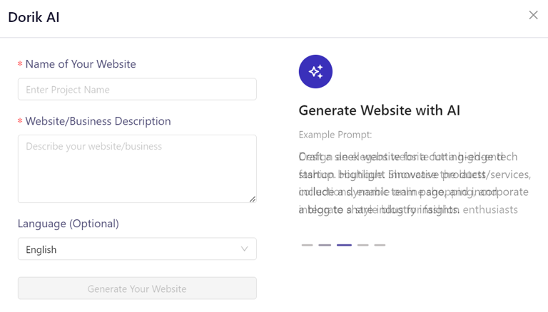 Dorik website builder review: No-code website building with a few ...