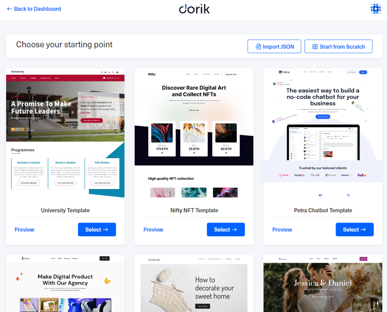 Dorik website builder review: No-code website building with a few ...