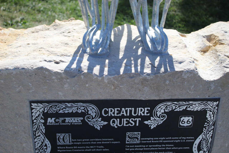 Mysterious creature sculptures turn MCT trails into scavenger hunt
