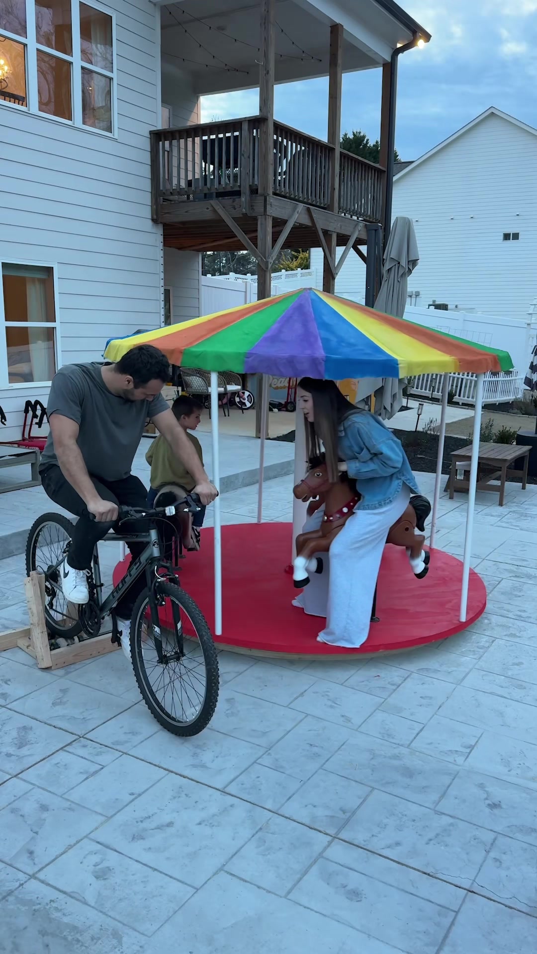The kids ride build that turned into a workout