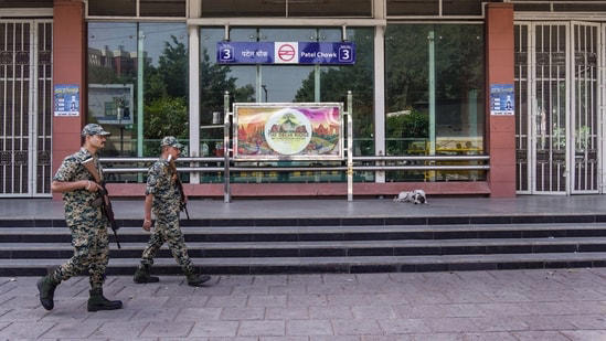 57 Delhi metro stations may shut from 9pm today as cops tighten ...
