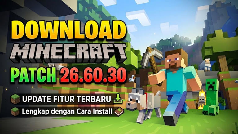 Download Minecraft patch 26.60.30 update fitur terbaru lengkap dengan ...