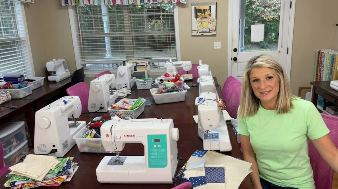 How to sew a beautiful Irish chain quilt block