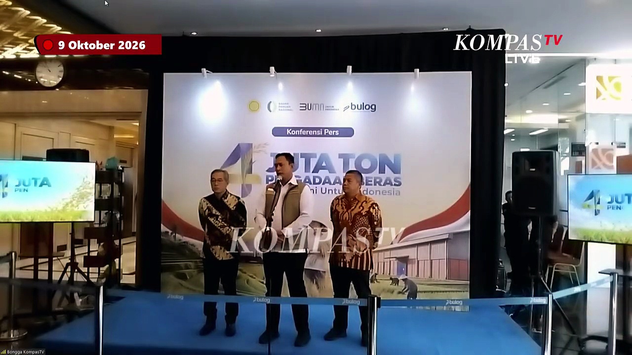 Bulog Sebut Serapan Beras 4,11 Juta Ton Kado Dua Tahun Pemerintahan Prabowo