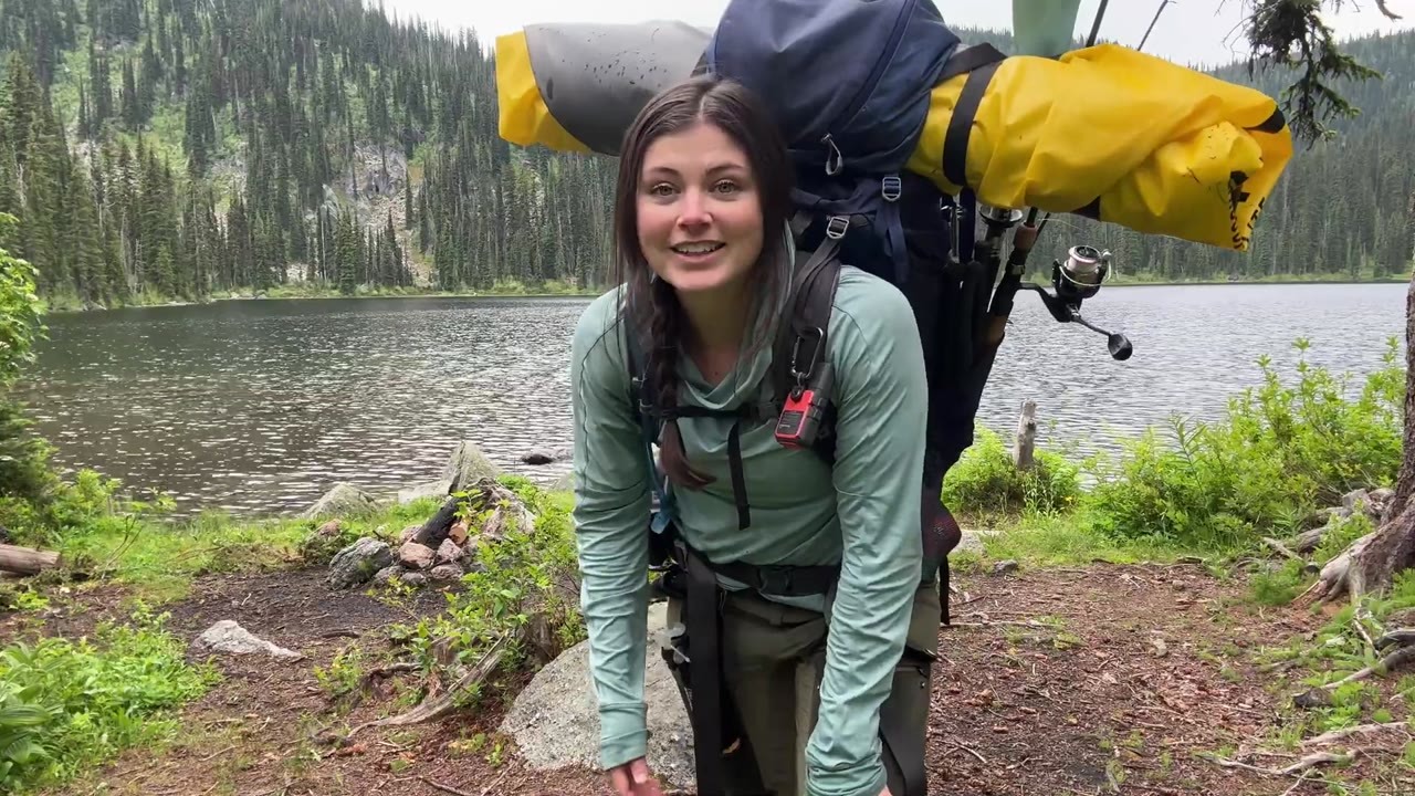 She hiked alone into grizzly territory with everything on her back then ...