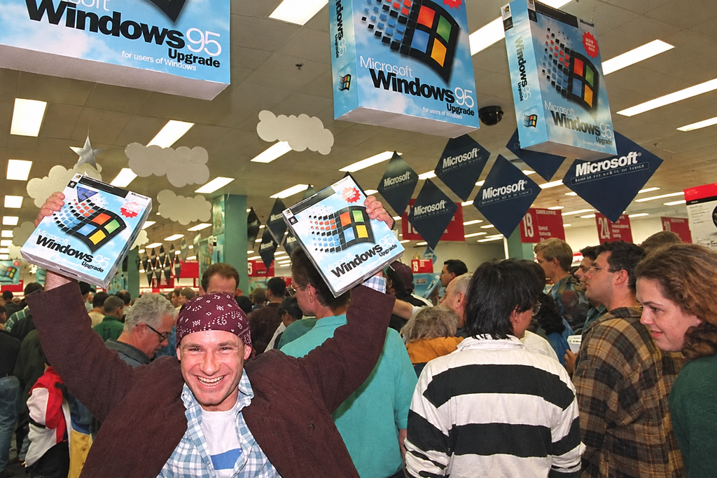 Peter Huber, granjero, sobre usar Windows 95 en pleno año 2026 para ...