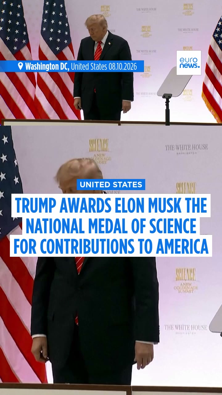 'Modern-day Thomas Edison': Trump awards Elon Musk top US science medal
