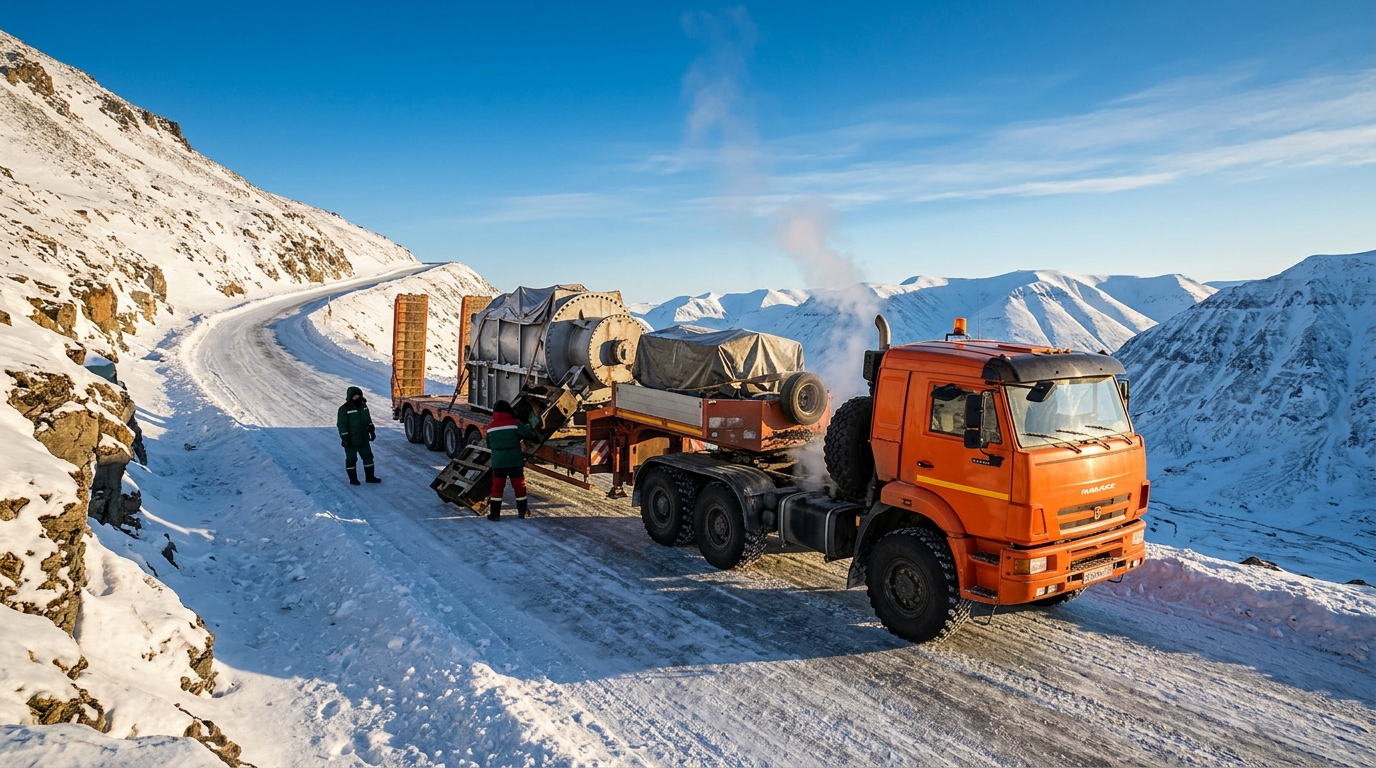 Extreme ice road haulers battle brake failures and minus forty temperatures