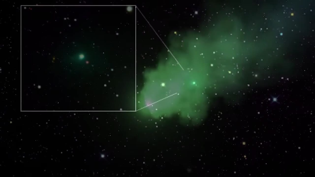 A mysterious object entered our solar system - then it started glowing ...