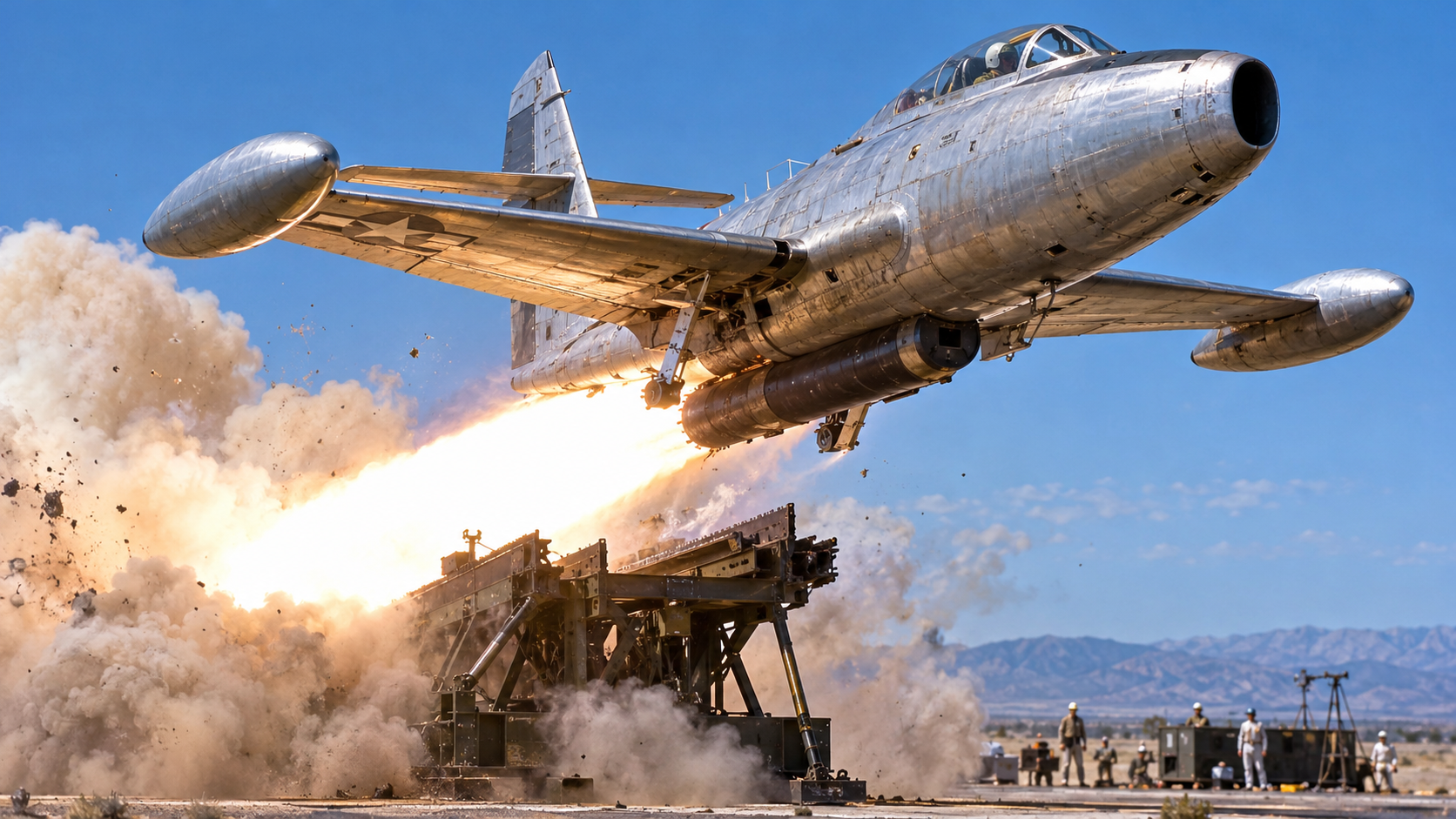 The US strapped a rocket to a fighter jet and launched it without a runway