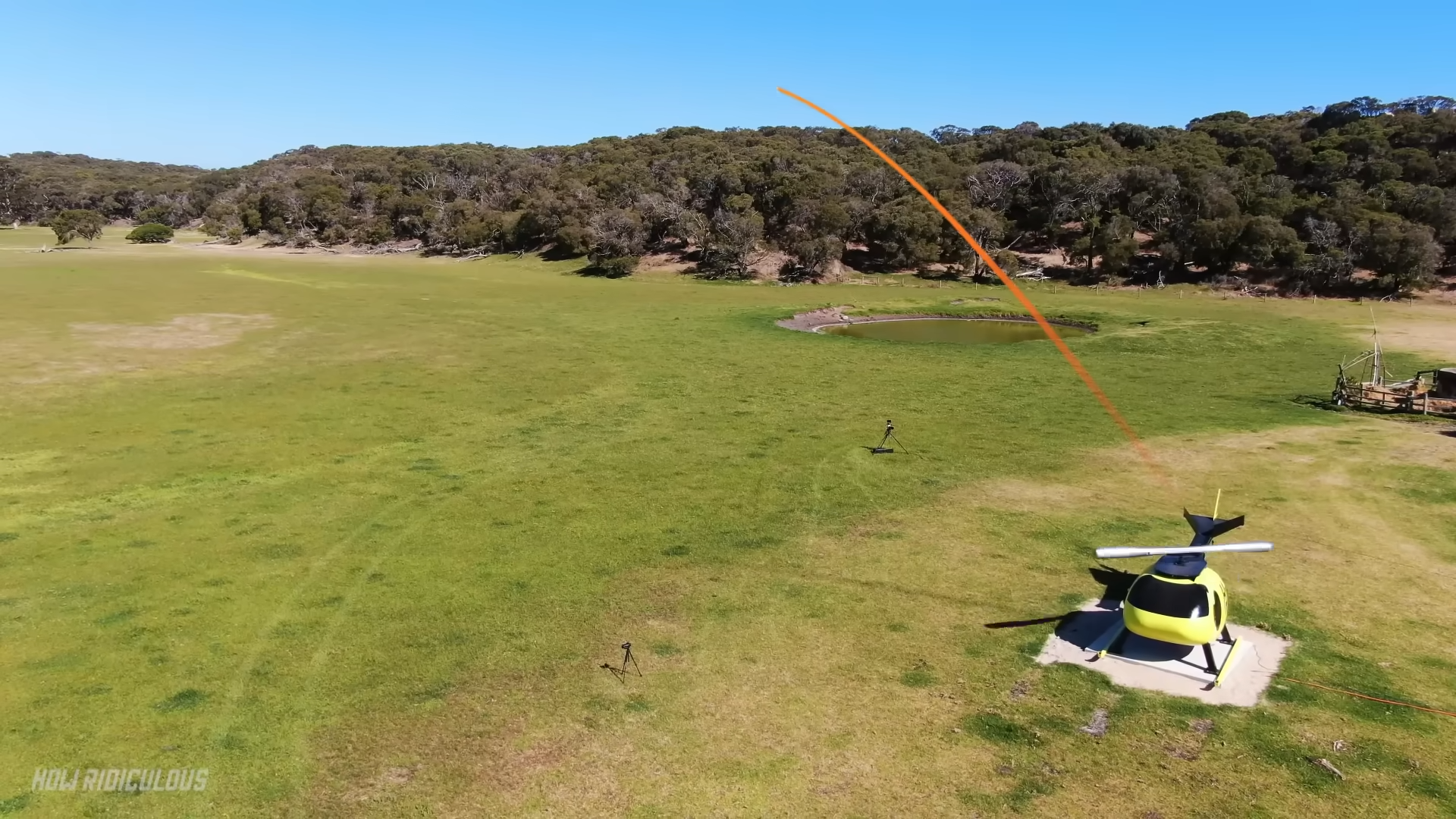 How far can a 250 KPH baseball bat launch a watermelon?