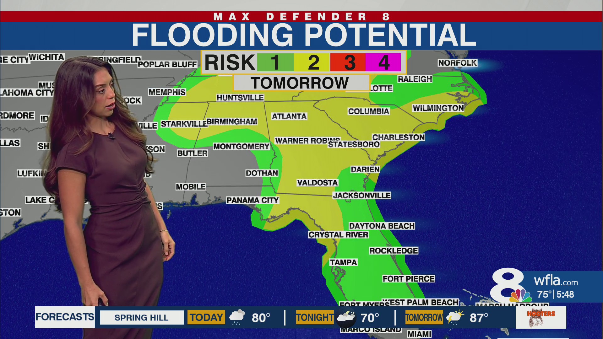 Friday Tampa forecast | Max Defender 8 weather