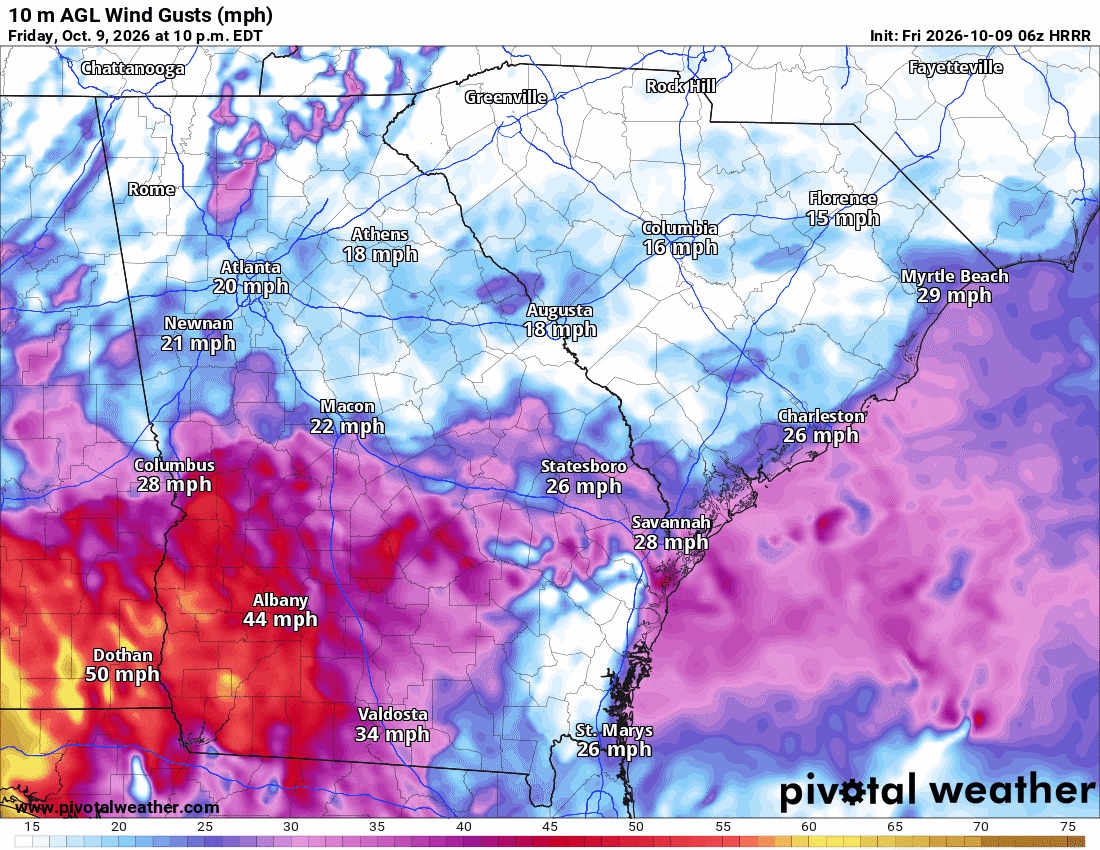 Hurricane Isaias will bring 40+ mph winds, heavy rain to metro Atlanta ...
