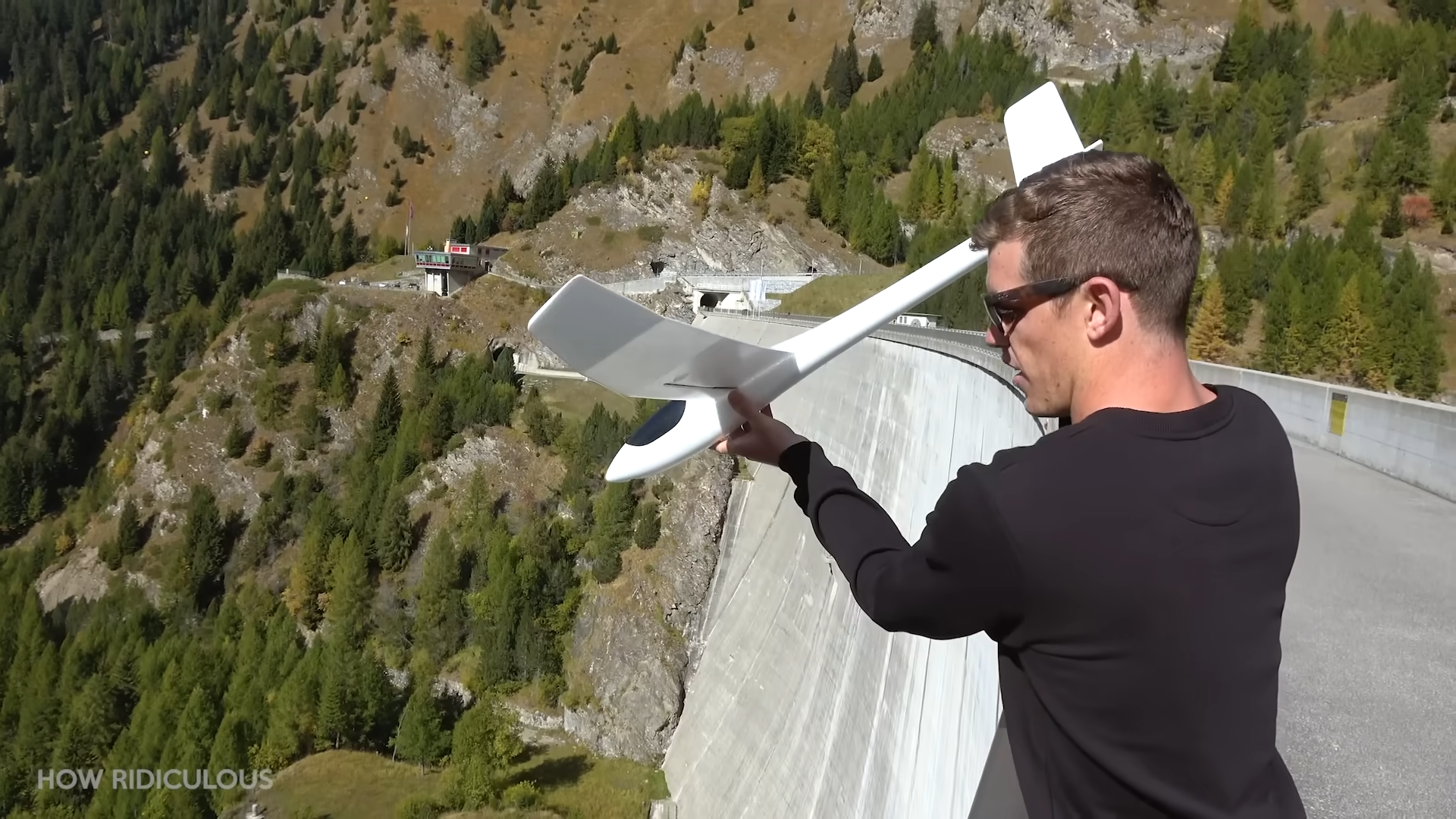 They took a childhood paper airplane challenge 165 meters into the air