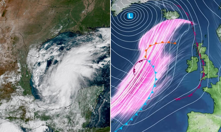 Hurricane Isaias's 105mph winds may bring stormy conditions to UK next ...