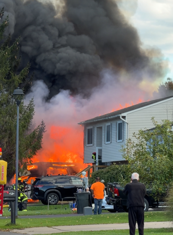 Firefighters return to Clay neighborhood to fight back-to-back fires