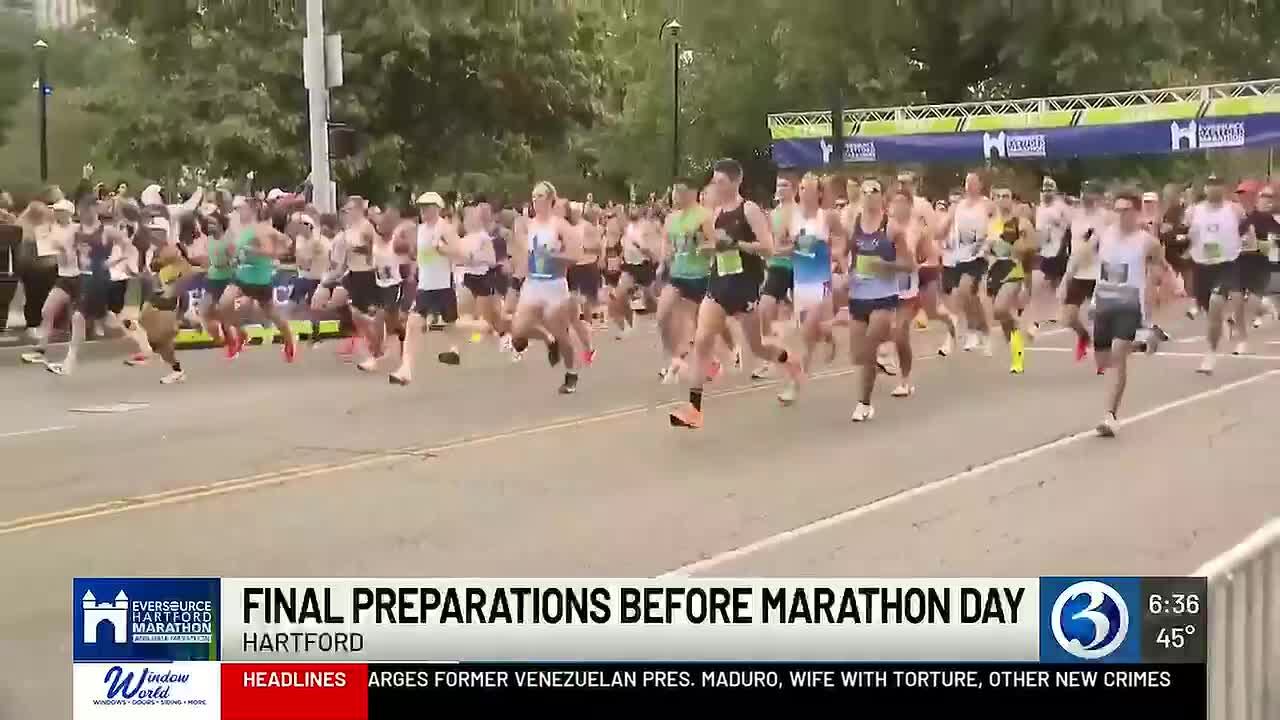 🔴 Watch live: Eversource Hartford Marathon
