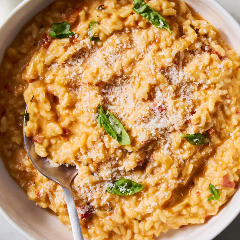 Marry me risotto may just be my new favorite use for our beloved sauce